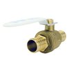 Apollo Pex 1 in. Brass PEX Barb Ball Valve APXV11